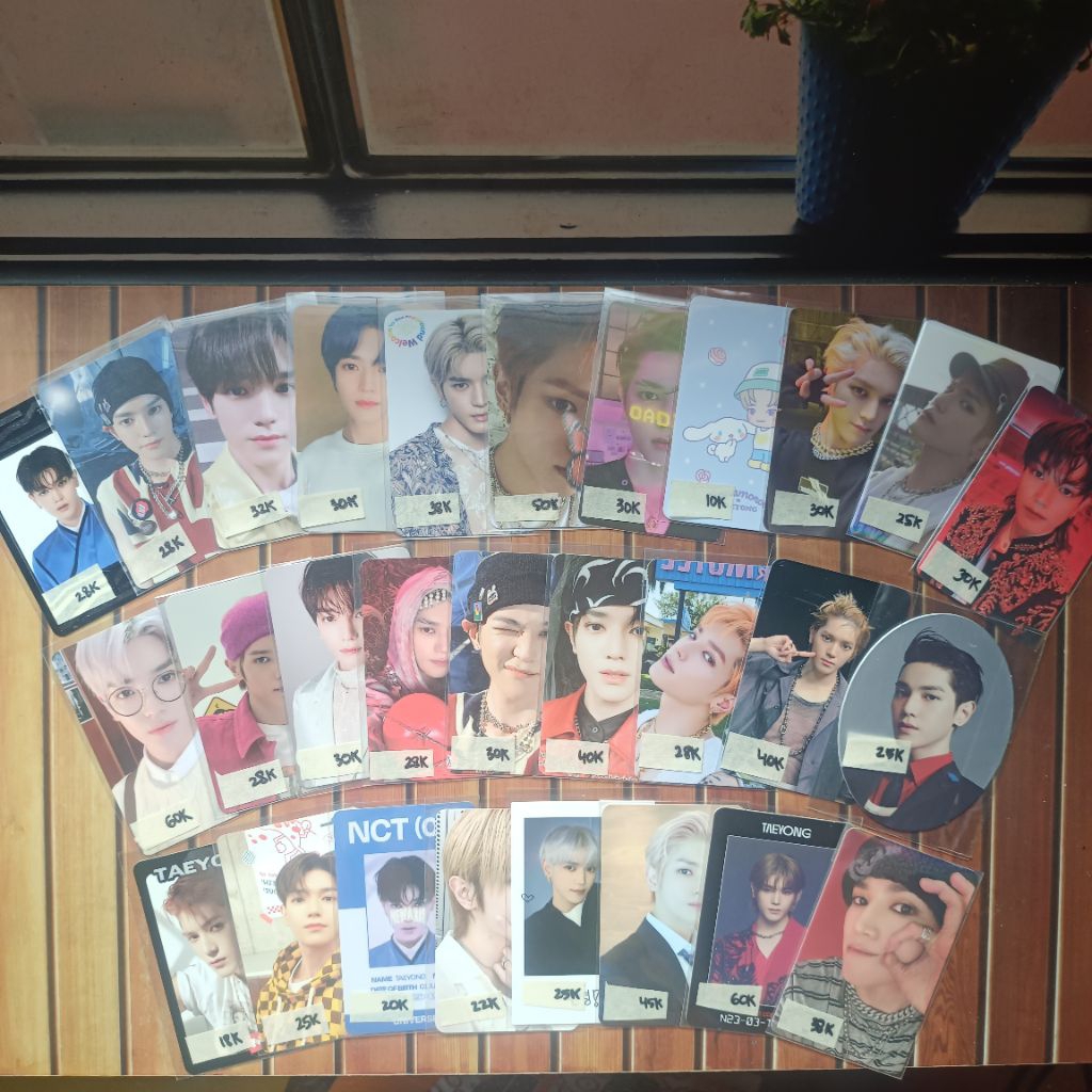 [READY] NCT 127 TAEYONG PHOTOCARD OFFICIAL/ PC TAEYONG OFFICIAL / TAEYONG STICKER / PC TAEYONG BONEK