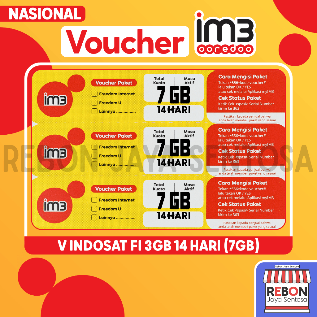 V Indosat FI 7Gb 14D
