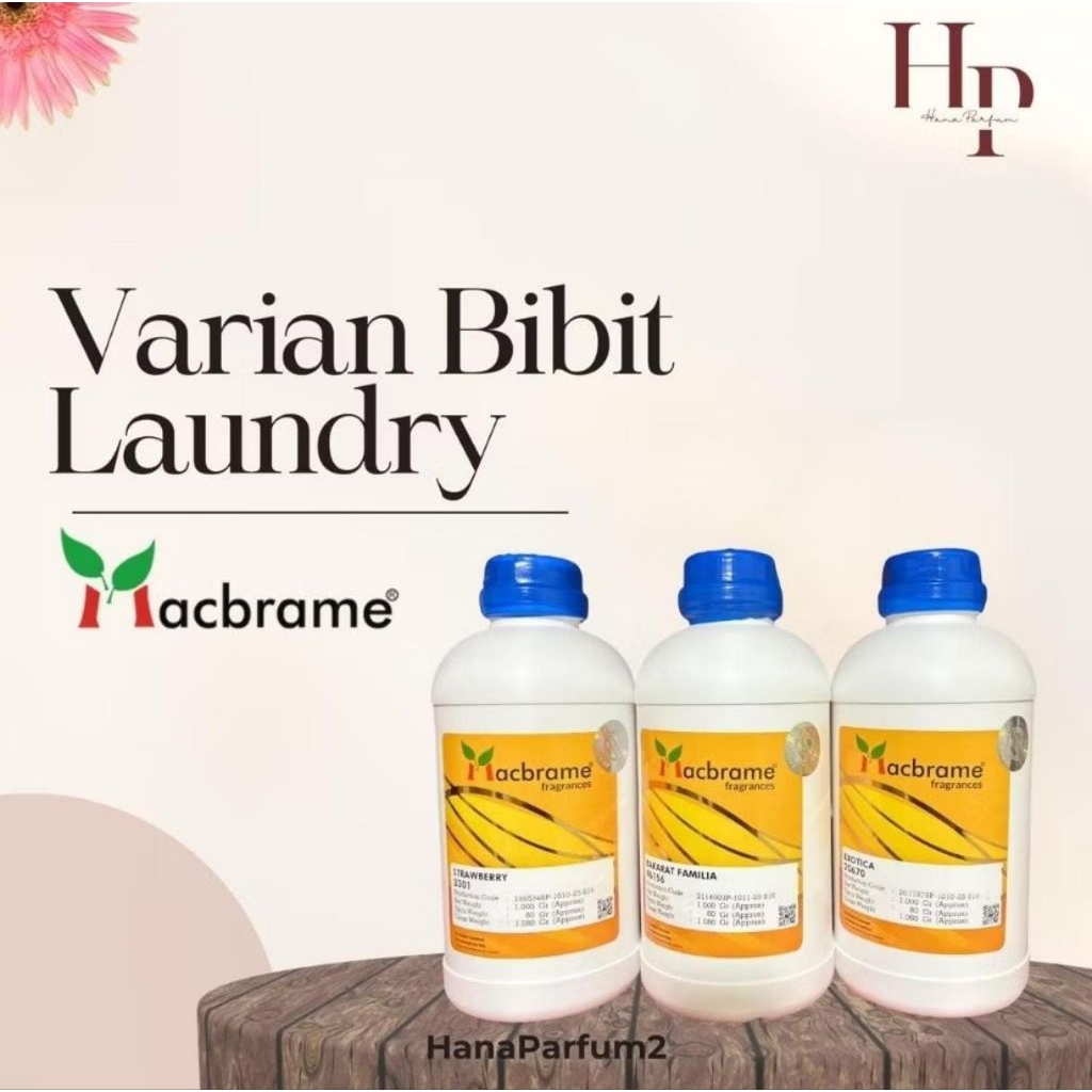 Bibit Parfum Laundry Macbrame Kemasan 1kg Segel
