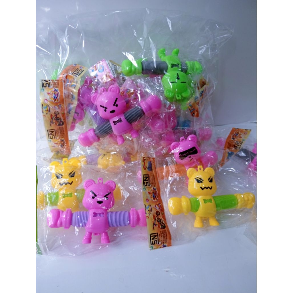 isi 20 pcs mainan anak robot boxing