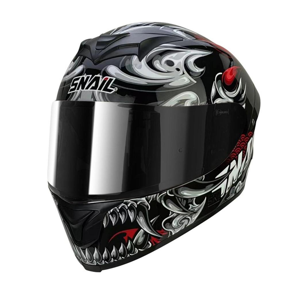 Helm Fullface Snail FFS2 Devil Grey - DD RING