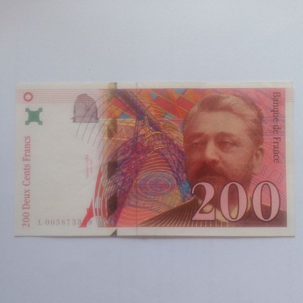 Uang Perancis 200 Franc 1996 xf