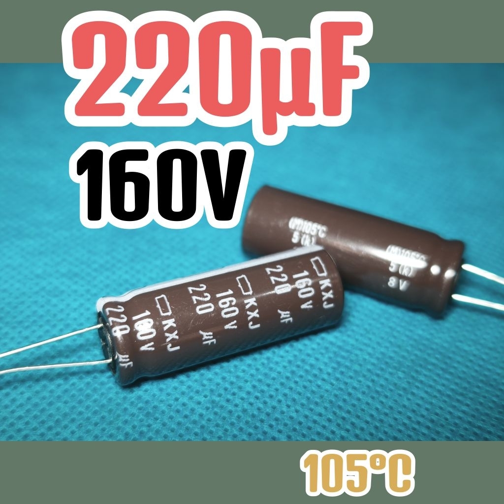 Kapasitor capasitor elko elco 160v 220uf 160v 220 uf 160 v 160volt 220uF ORIGINAL