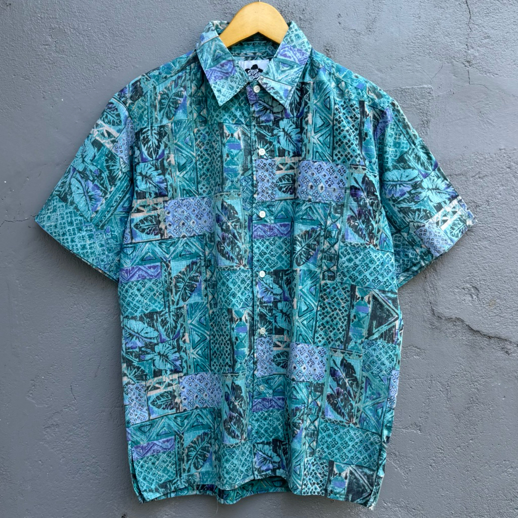 kemeja vintage hawaii hilo hattie bukan uniqlo hl1