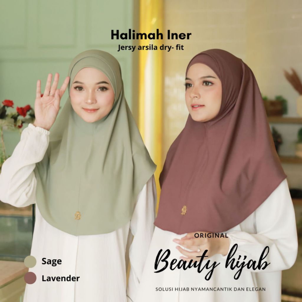 HIJAB BEAUTY HALIMAH INNER // HIJAB INSTAN // HIJAB BERGO