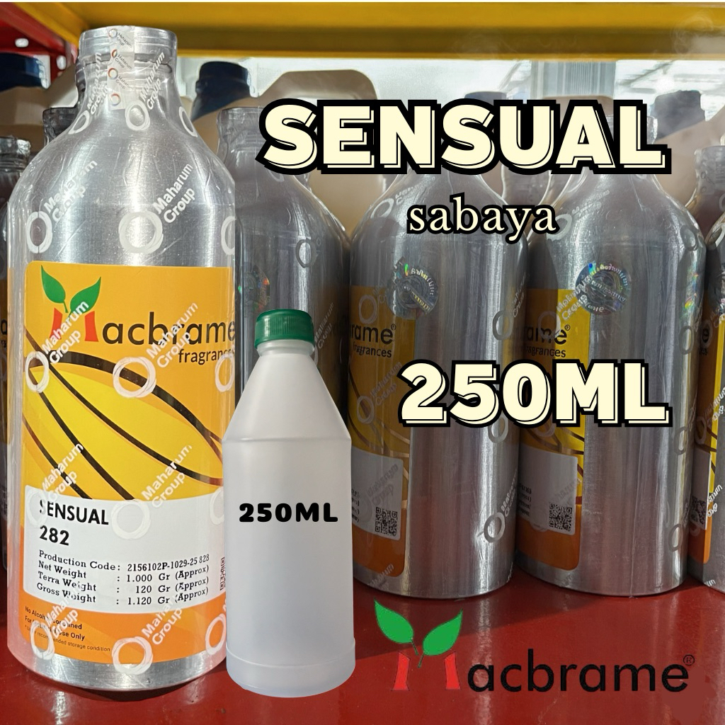 SENSUAL by MACBRAME Repack 250ML / Bibit Parfum Murni Unisex by Macbrame