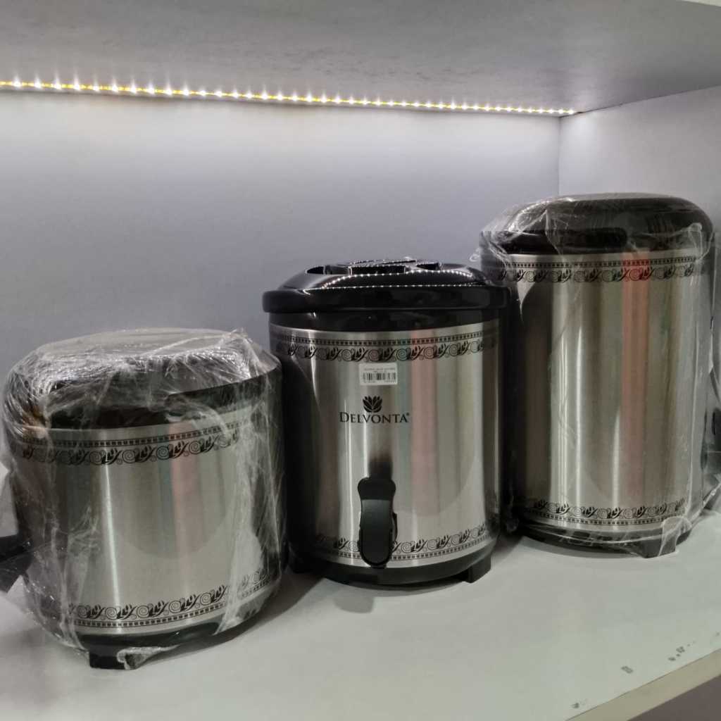 WATER JUG DISPENSER DELVONTA STAINLESS STEE