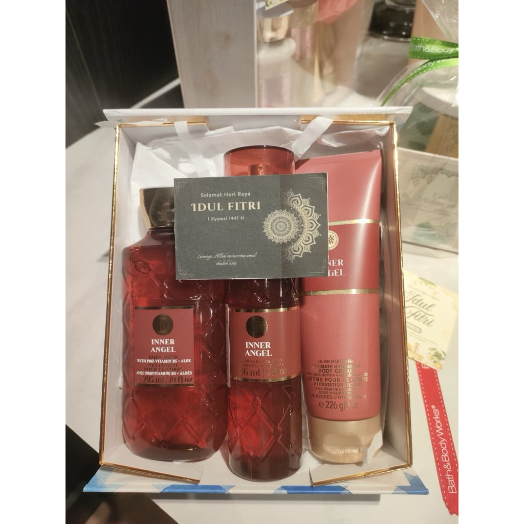 Paket Hadiah/Seserahan/Hampers Bath & Body Works Set 3 Inner Angel