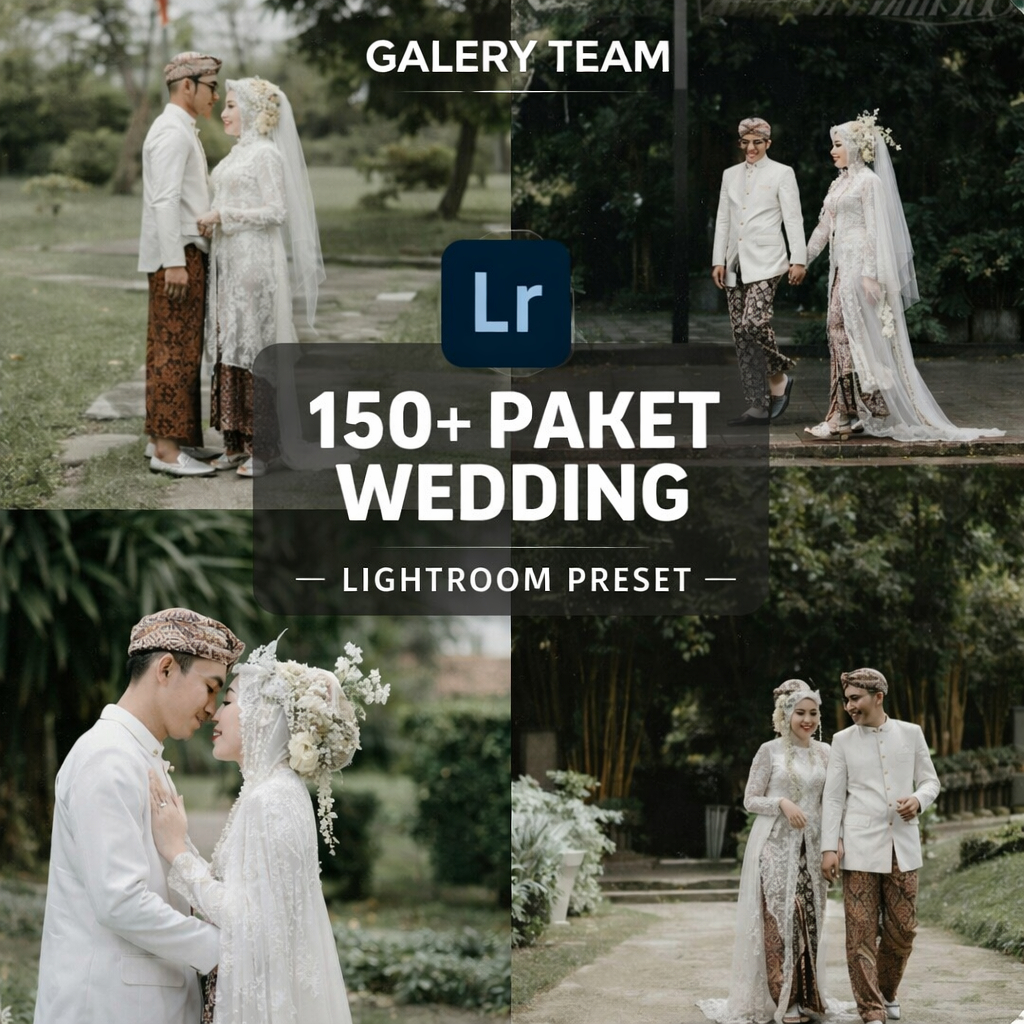 150+ PRESET WEDDING | LIGHTROOM PRESET