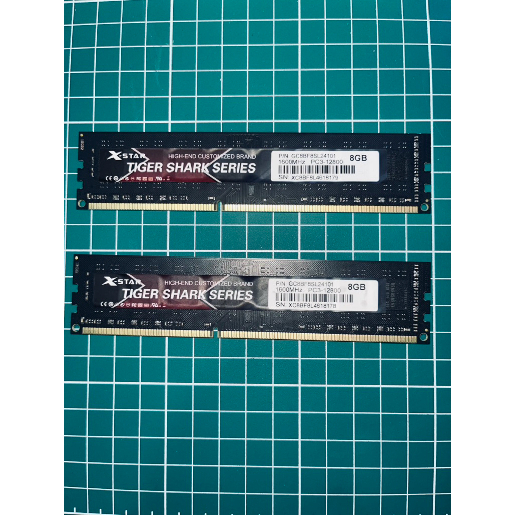 ram 16gb 2x8 ddr3 tiger shark series