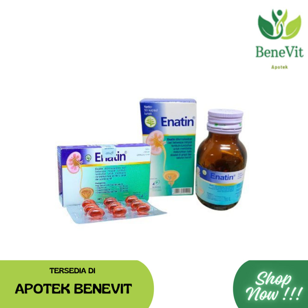 Enatin Kapsul Lunak-Obat Herbal Botol