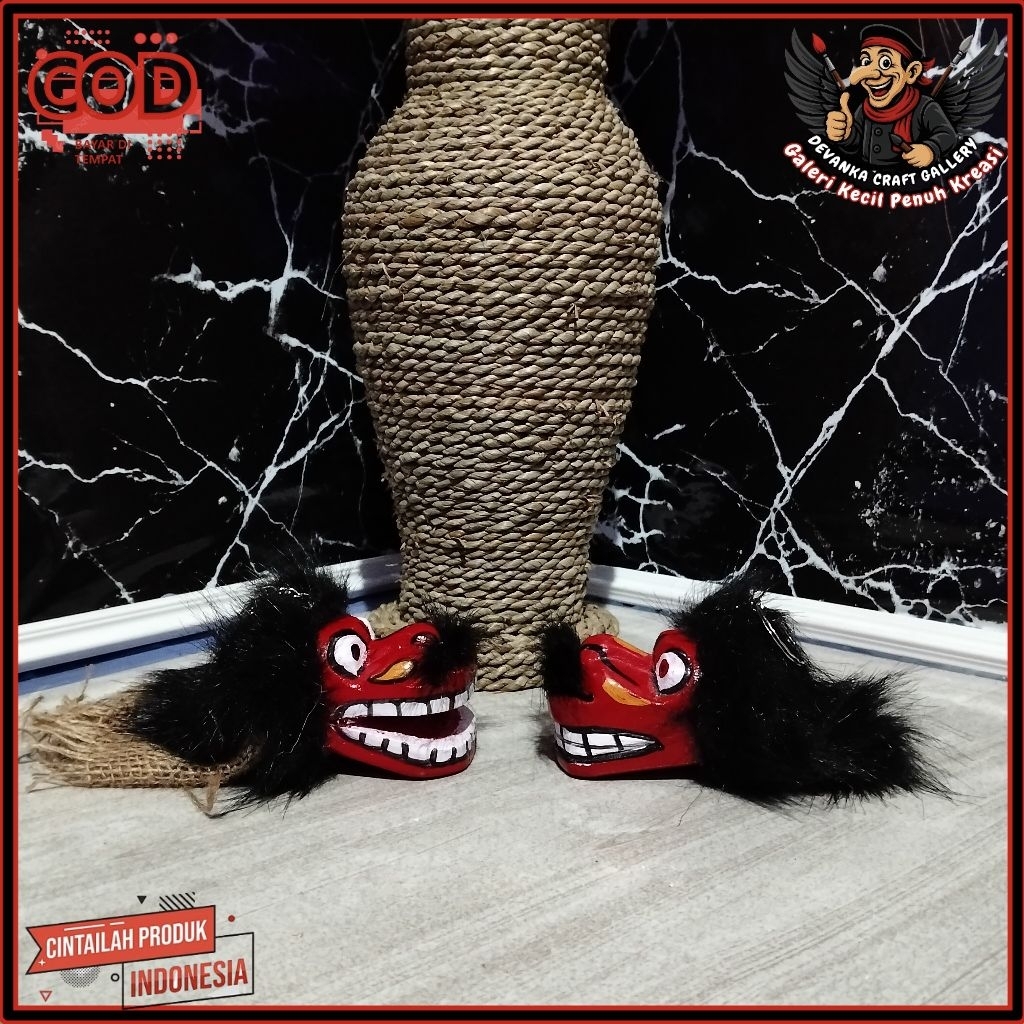 Miniatur Gantungan Kunci Barongan – Unik, Etnik, dan Berkarakter Khas Seni Tradisional