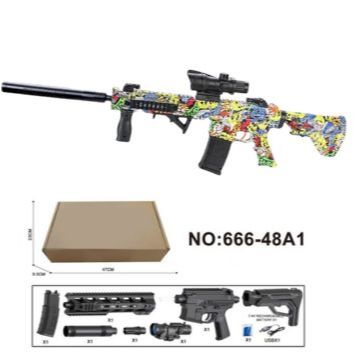 Mainan Gel Blaster M416 - SCAR - AUG Otomatis Anak Laki Perempuan/Mainan