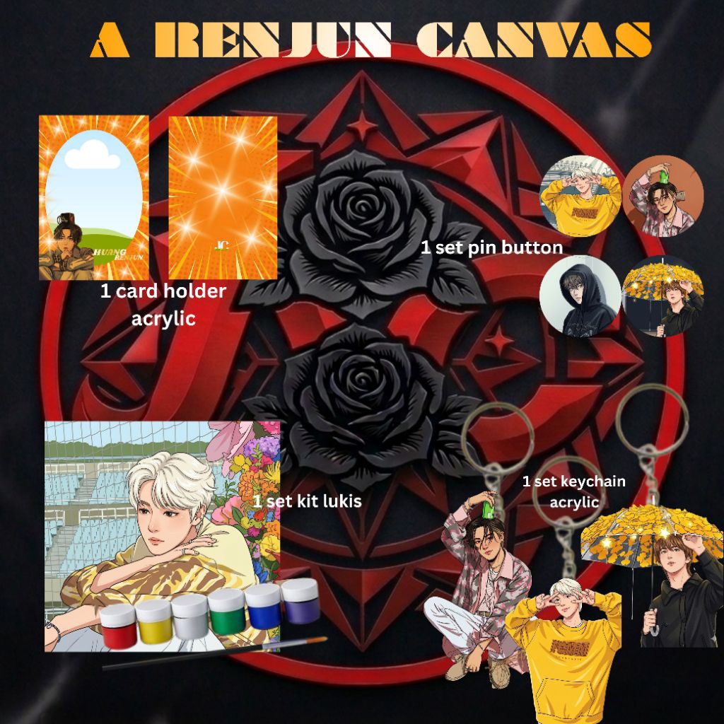 { OPEN PRE-ORDER } * A RENJUN CANVAS *      spesial birthday renjun - nct dream