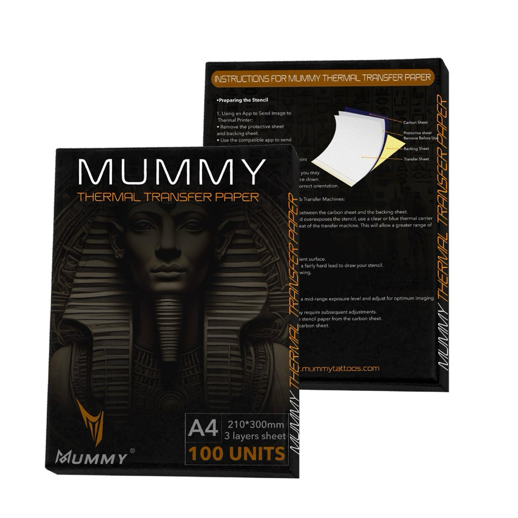 THERMAL TATTOO MUMMY 1Box 100Pcs