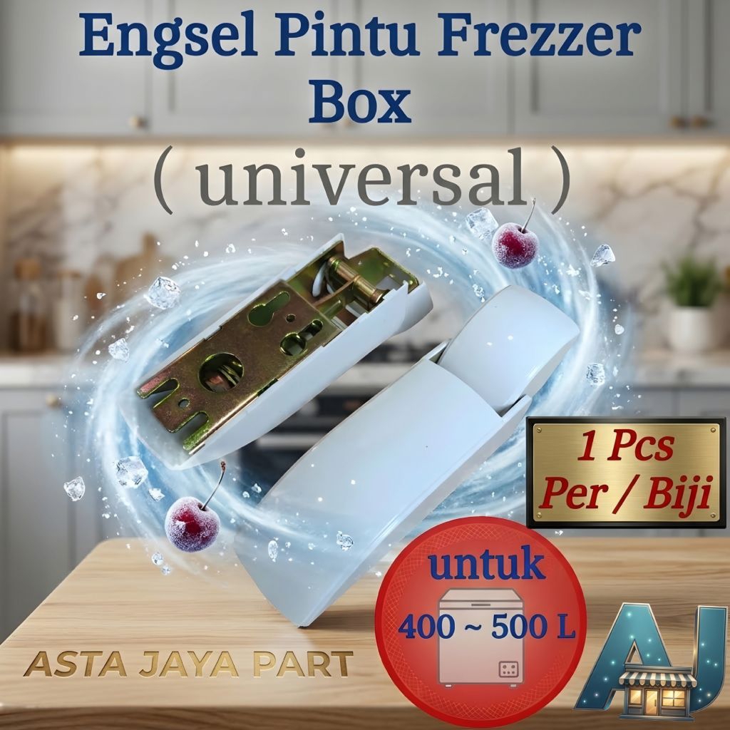 Engsel Pintu Freezer Box Universal 400L - 500L | Engsel Chest Freezer GEA, RSA, Sharp, Modena