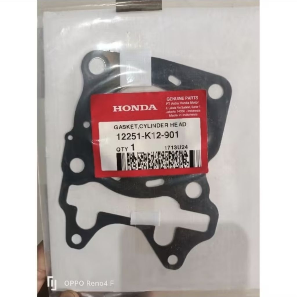 GASKET CYLINDER HEAD PAK HEAD VARIO 125 FI OLD PAK KOP 12251K12901 12251KZR601 12251K77V01 ORI AHM