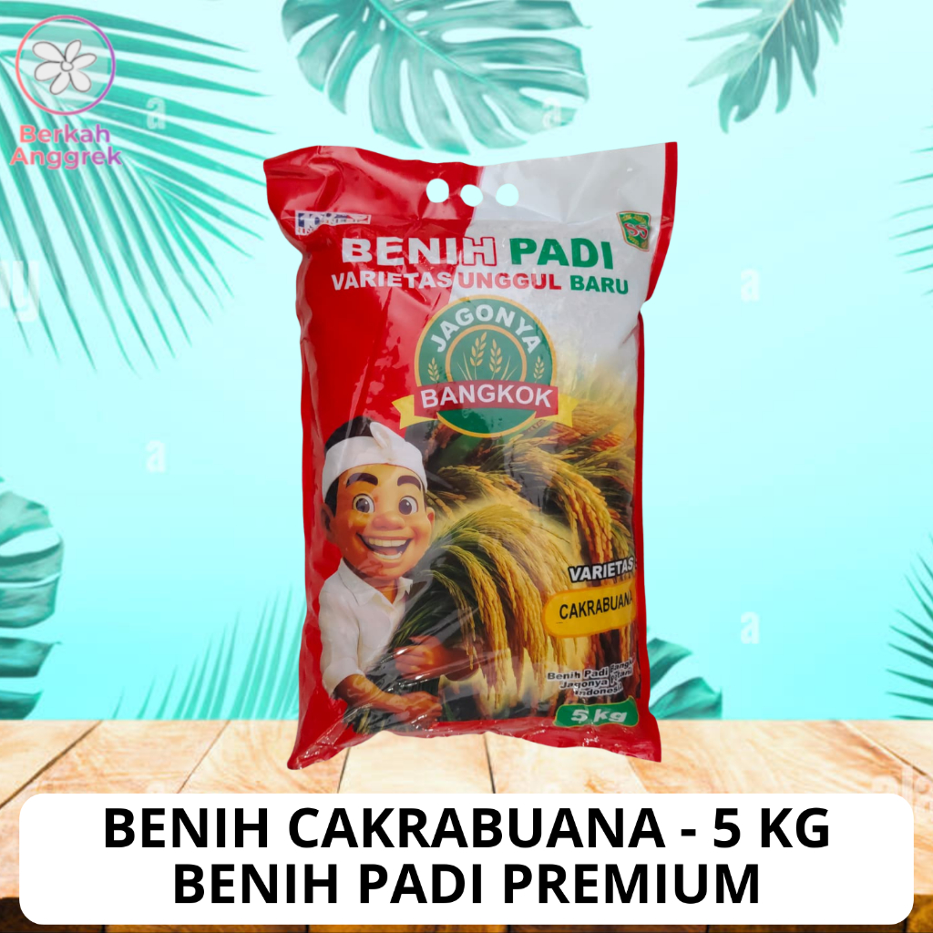 Benih Padi Cakrabuana 5 Kg Cap Pak Tani