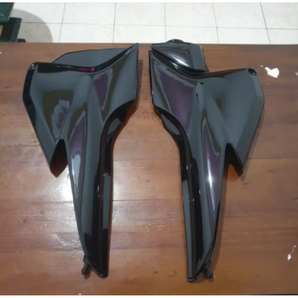 Box Tutup Cover Accu MegaPro New PRIMUS Hitam metalik bahan tebal mirip original