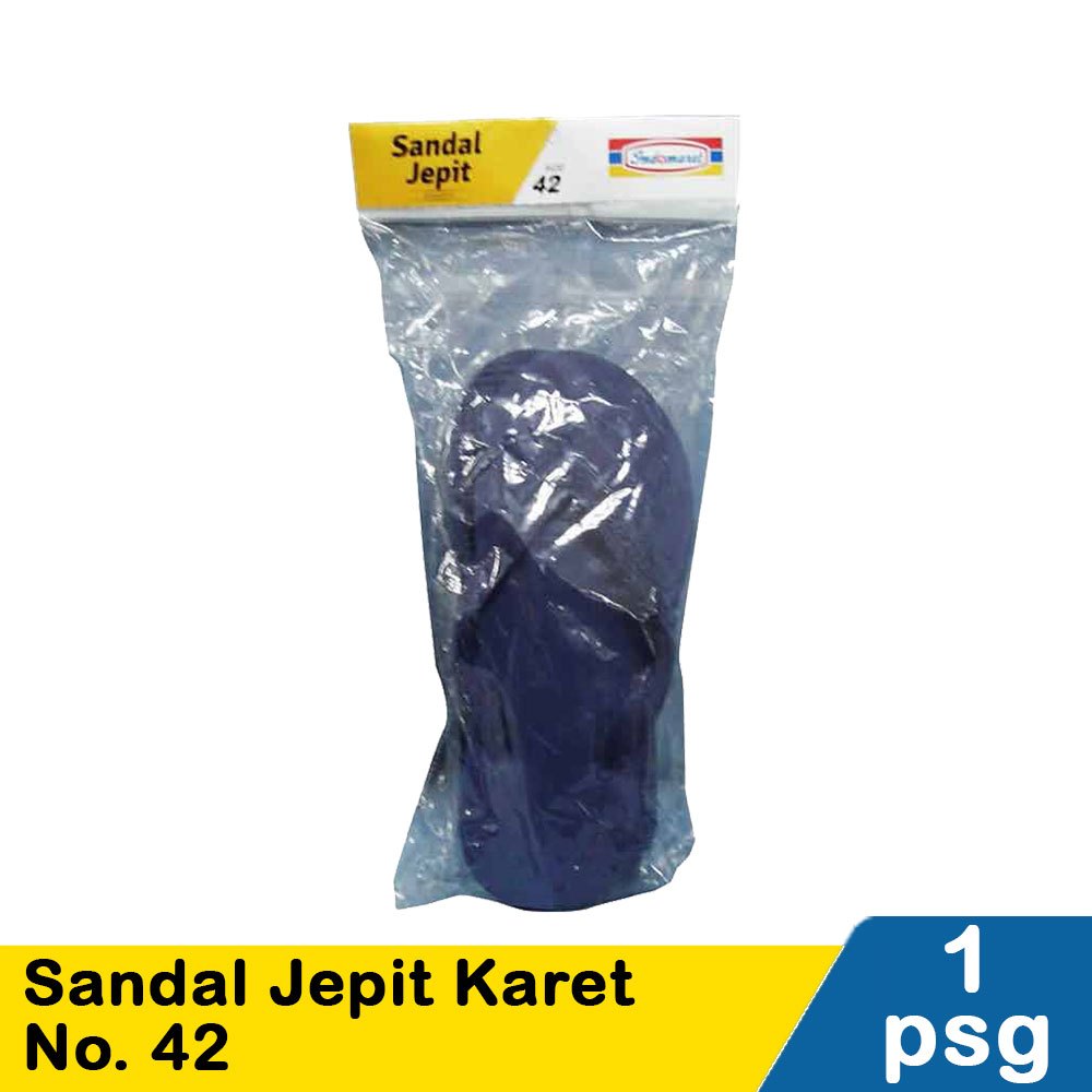 Indomaret sandal jepit karet no.42