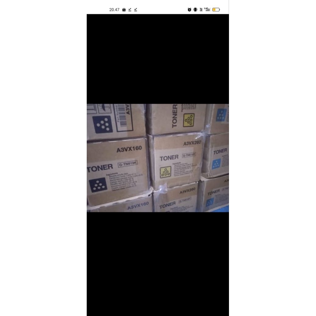Toner mesin 1060 Tn619y Tn634k Tn619c tn619m