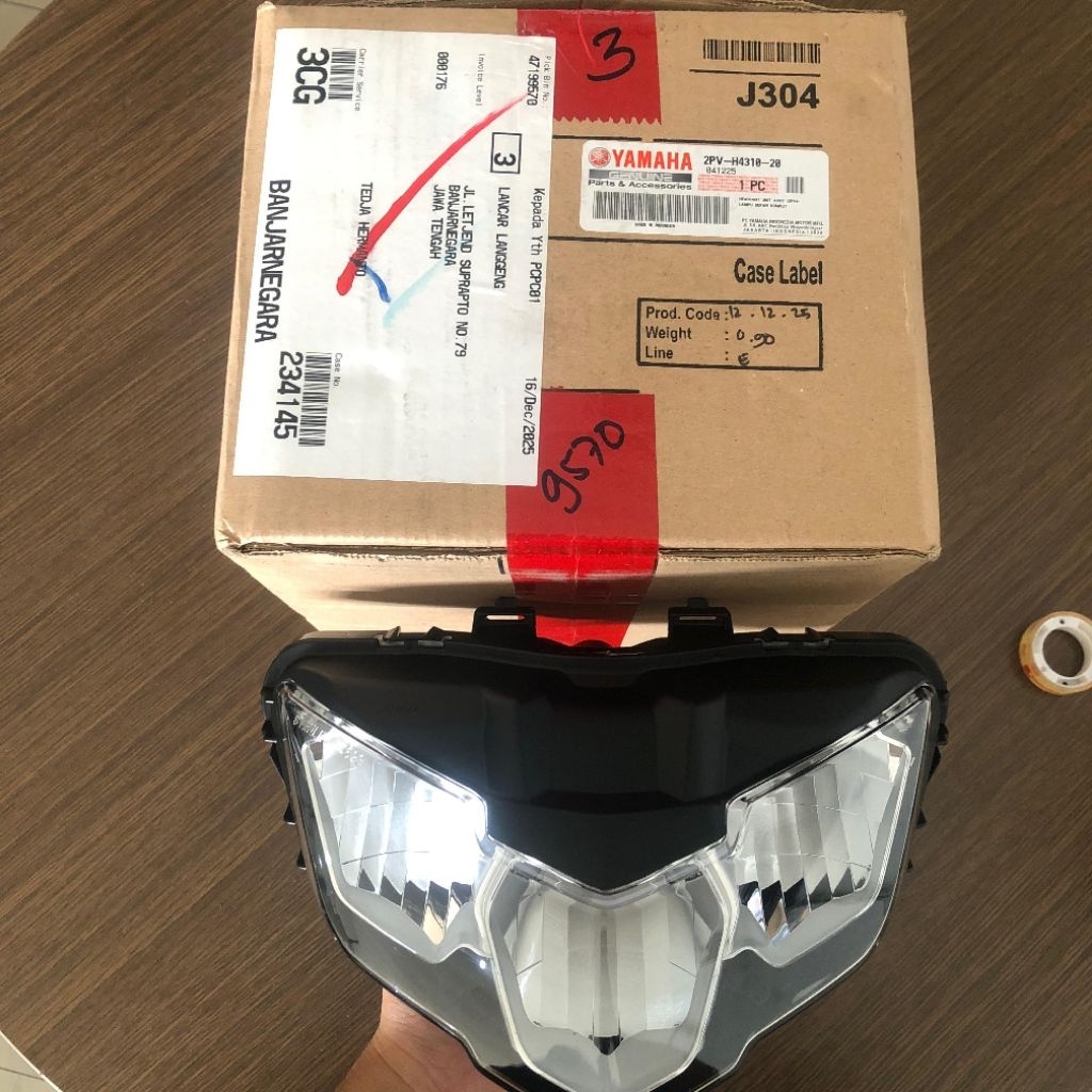REFLEKTOR LAMPU DEPAN YAMAHA MX KING ORIGINAL YGP 2PV-H4310-20