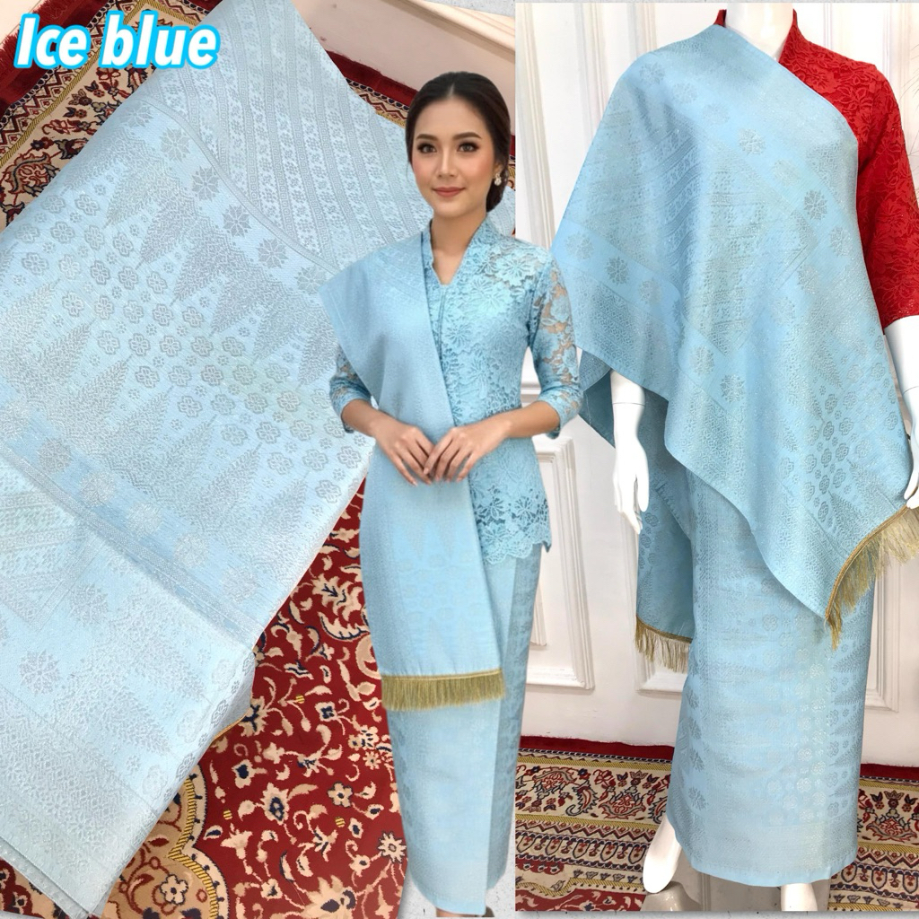 SONGKET LEPUS ATBM PULIR ICE BLUE/ BIRU MUDA