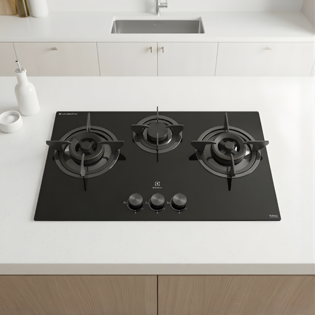 Electrolux Kompor Tanam Hob 3 Tungku Ehg 7330 Be