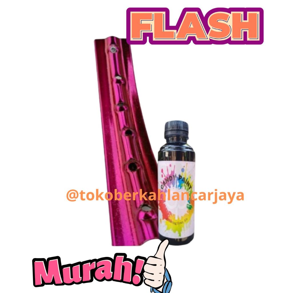 (OLES) 250 ML CANDY PAINT CAT CHROME CANDY PAINT CAT PEWARNA OLES CAT PEWARNA LOGAM CHROME CANDY PAI