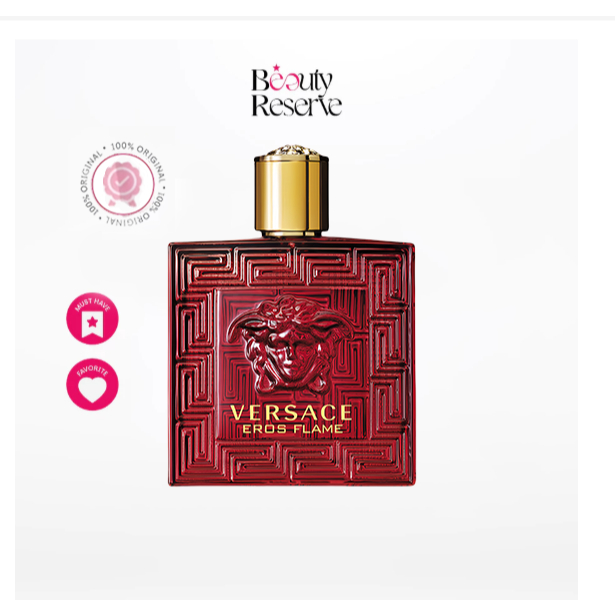 Versace Eros Flame EDP 100ML / Versace Eros EDT 100ML
