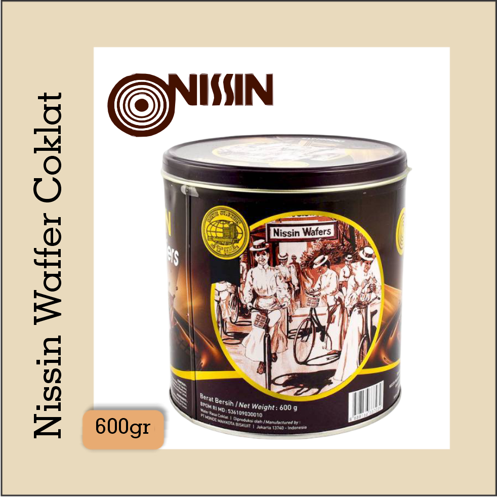 Nissin Wafer Cokelat Renyah Lembut Manis 600gr