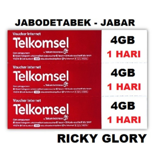 VOUCHER TELKOMSEL 4GB 1HARI