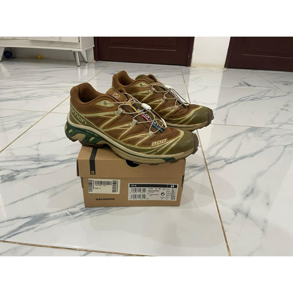 PRELOVED Salomon XT-6 Rubber / Lizard Eden