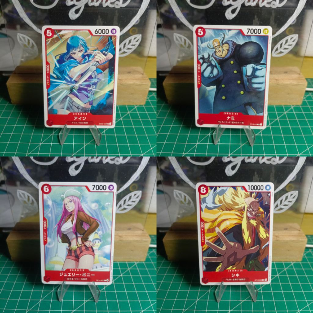 kartu/card TCG one piece original red/merah C