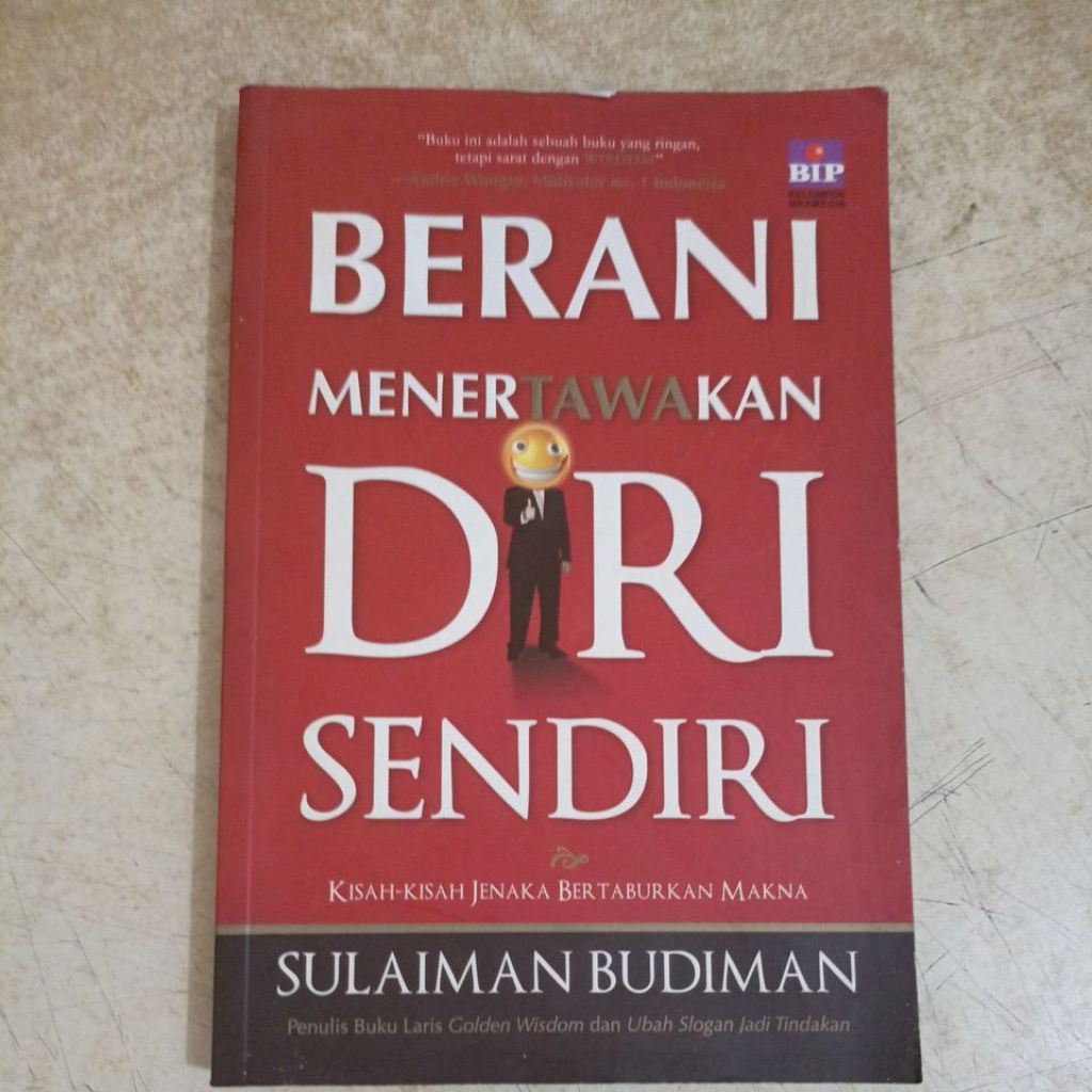 Buku Berani Menertawakan Diri Sendiri