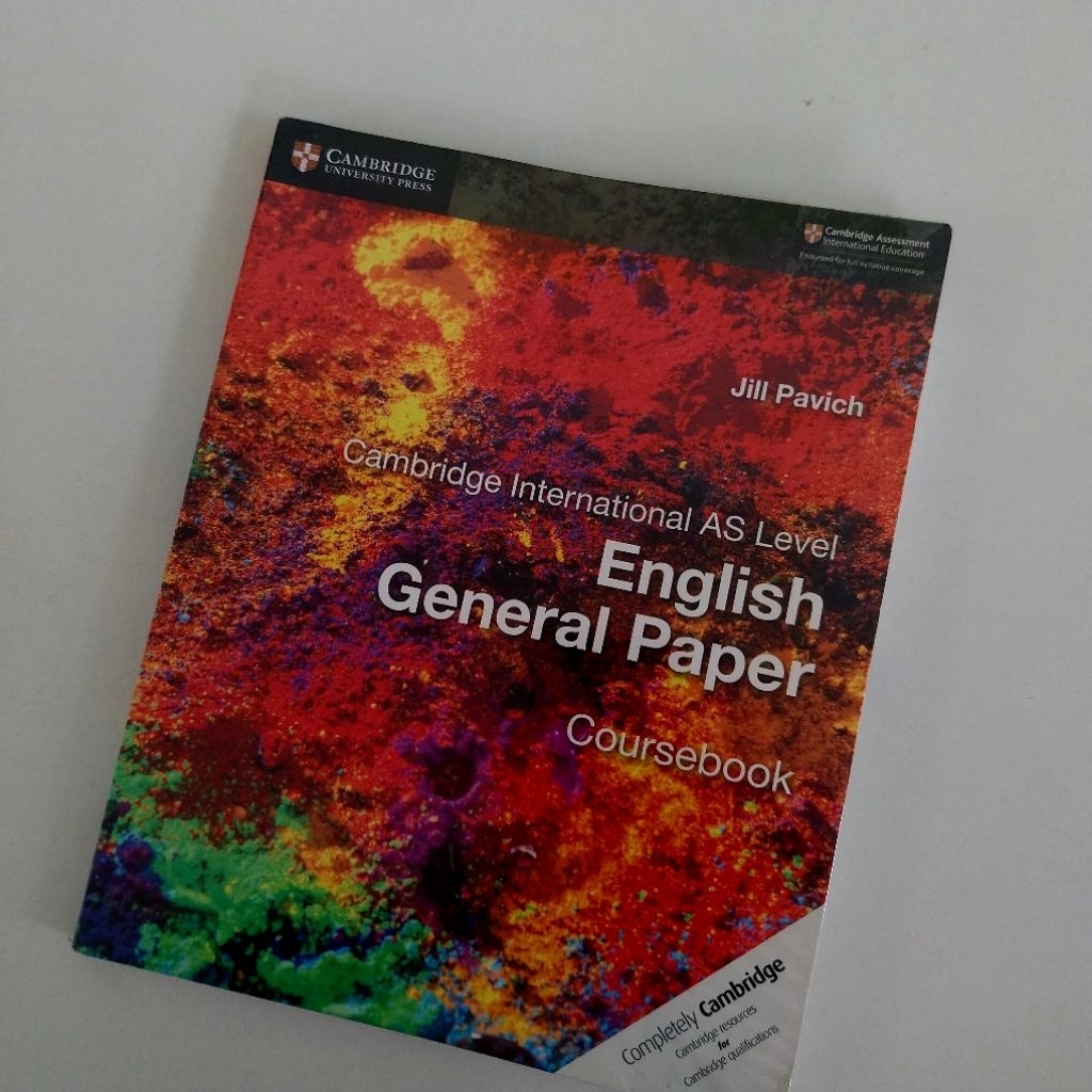 english general paper coursebook A/AS LEVEL cambridge egp #preloved #bukupreloved #bukucambridge