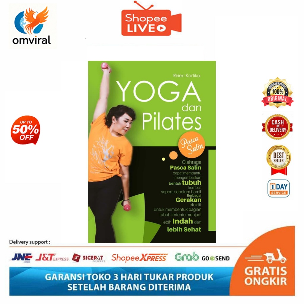 Buku Yoga & Pilates Pascasalin