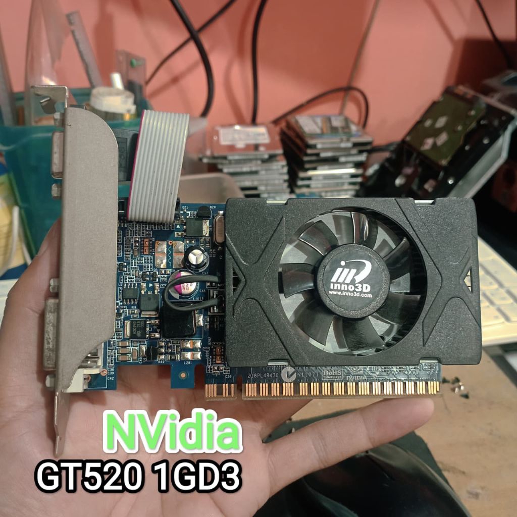 VGA NVidia GT520 1GB DDR3 DVI HDMI GT 520