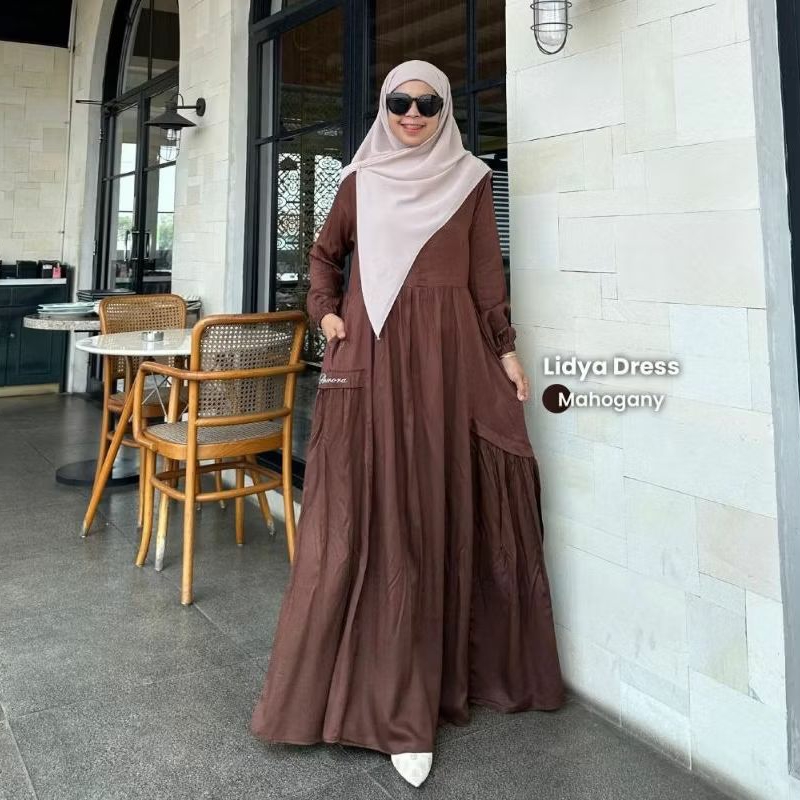GAMIS LIDIYA BY AURORA HIJAB (GAMIS SAJA) // GAMIS LIDYA AURORA // GAMIS SYARI RAYON PREMIUM // LIDY