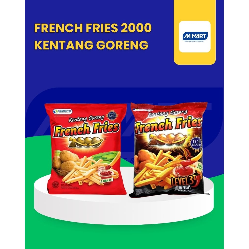 SNACK FRENCH FRIES 2000 KENTANG GORENG