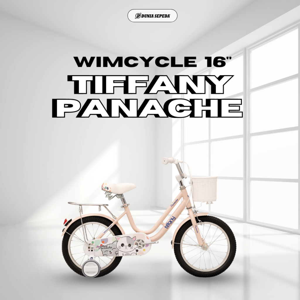 SEPEDA ANAK PEREMPUAN WIMCYCLE TIFFANY PANACHE MINI UKURAN RING 16 INCH