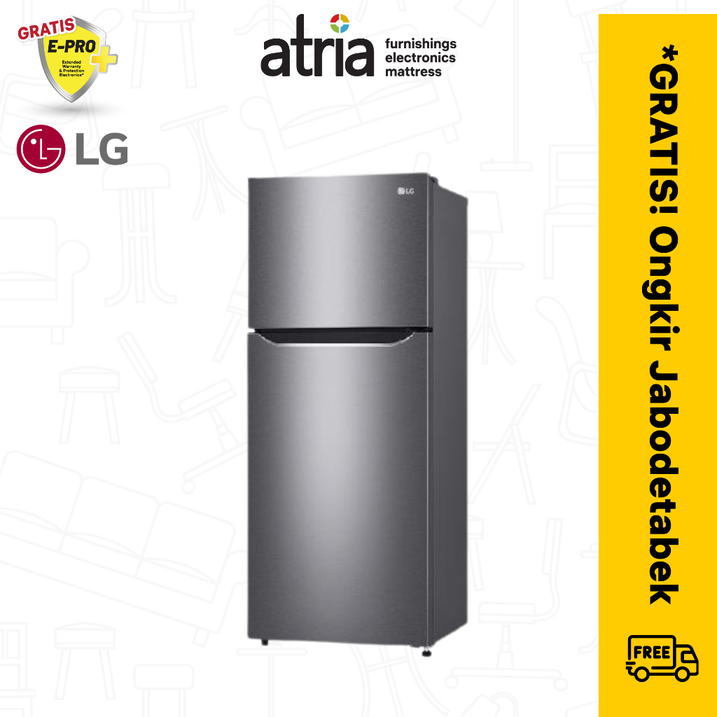 Kulkas 2 Pintu LG GNB 202 SQIR 202L