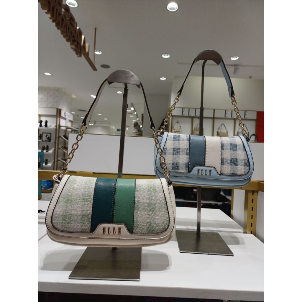 Tas Wanita Shoulder Bag Rantai ELLE 3232 Original Depstore Mall Ori Tas Bahu Sling Bag Selempang Hob