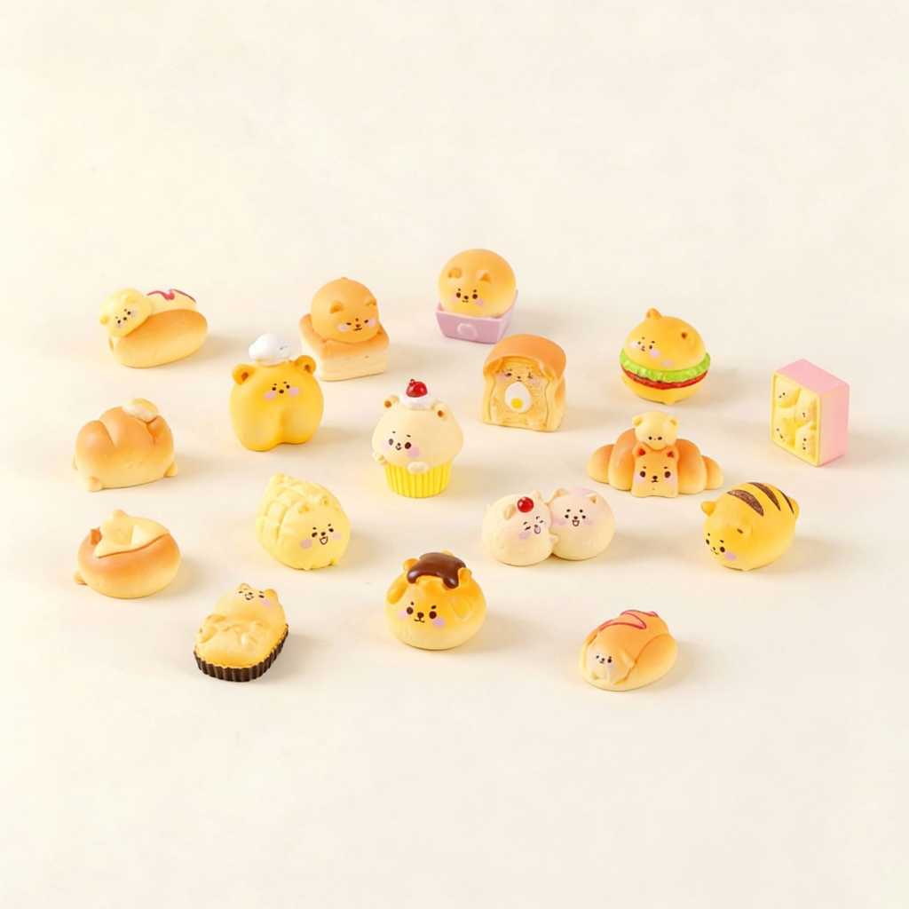 Miniatur Micro Landscape Cute Bread Puppy