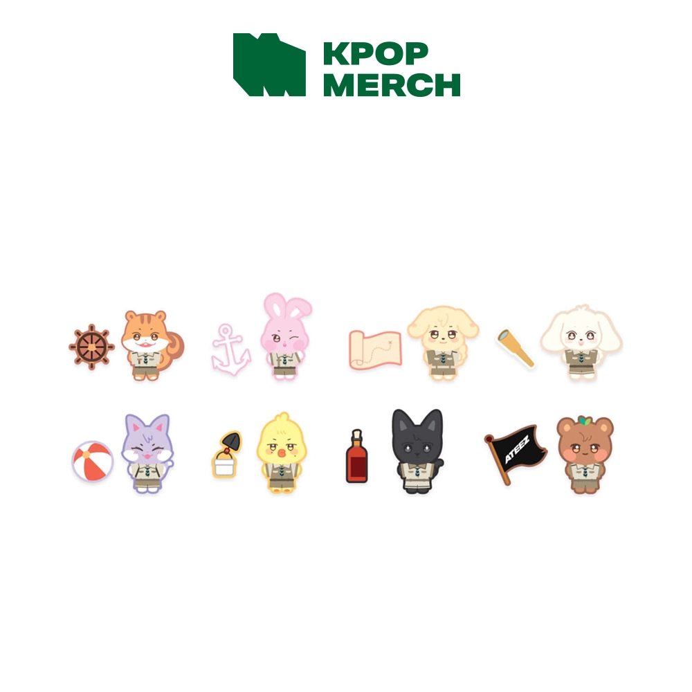 ATEEZ- [ ANITEEZ IN TREASURE ] MD STITCH WAPPEN SET