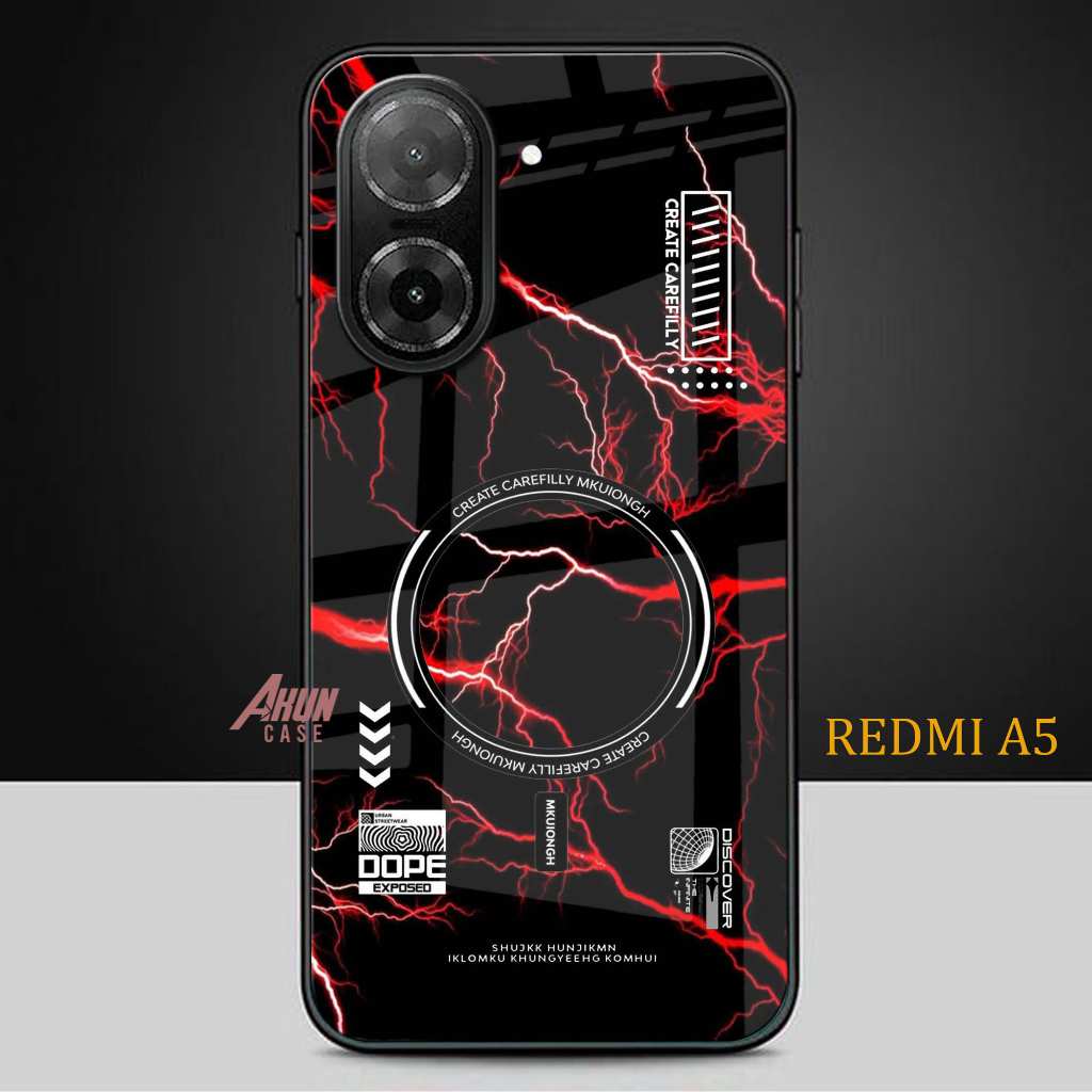 Softcase Glass Kaca Redmi A5  - Casing Hp Redmi A5 - Case Hp Terbaru - Softcase Redmi A5 - S288