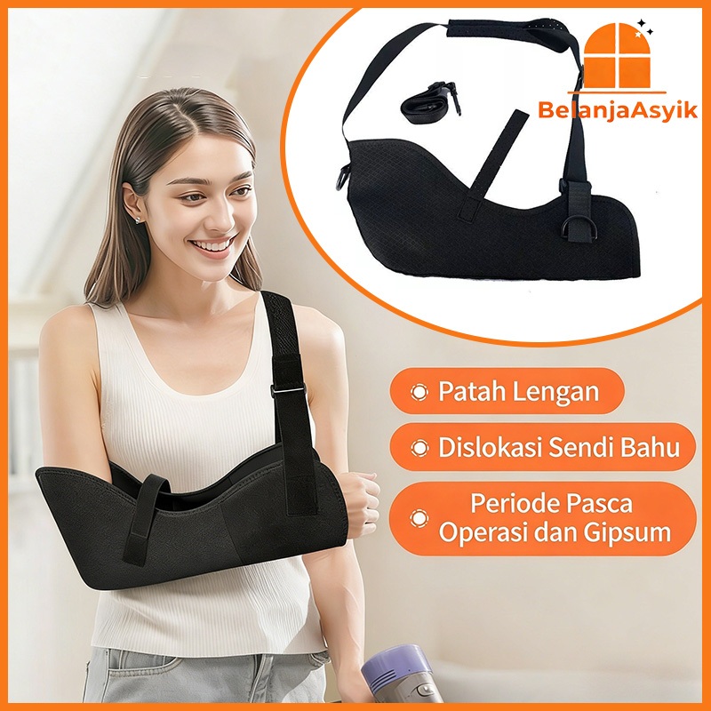 S/M/L Penyangga Tangan Patah Penopang Lengan dan Tangan Perangkat Ortopedi Penopang Tangan Penopang 