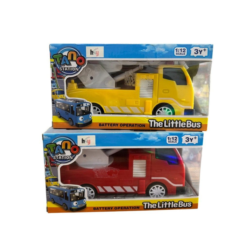 Mainan Mobil Tayo Pemadam The Little Bus Fire Truck Berjalan Lampu Musik