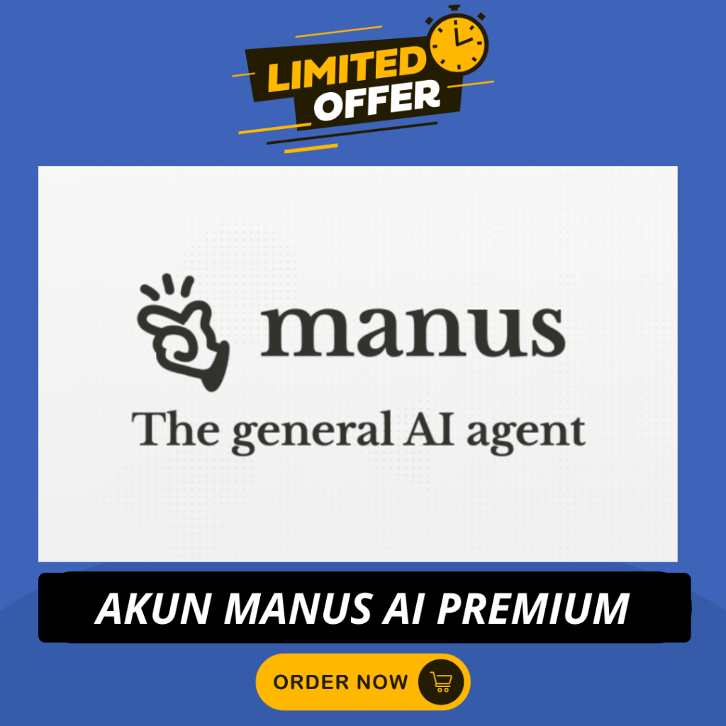 Akun Manus AI Premium Account ManusAI