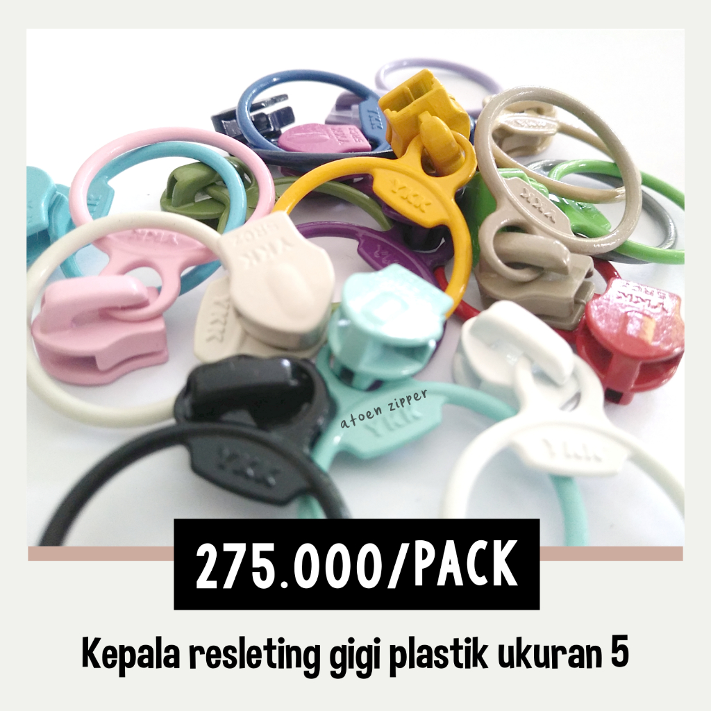Kepala Resleting Bulat YKK No 5
